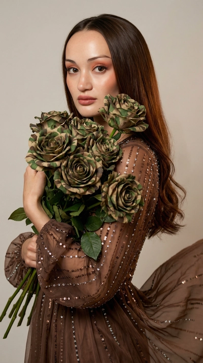 Камуфляжные розы