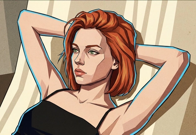 2000 cartoon style