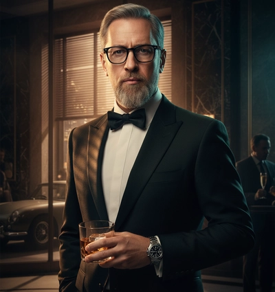 Agent 007 — Modern Bond Portrait