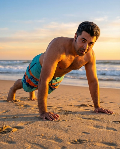 Beach Workout Vibes