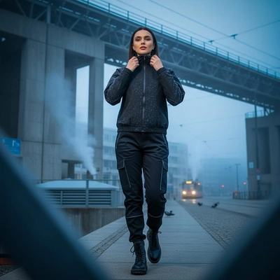 Berlin Alexander Platz – Cold Winter Street  Techwear