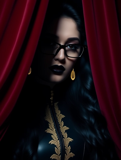 Between Velvet Shadows
