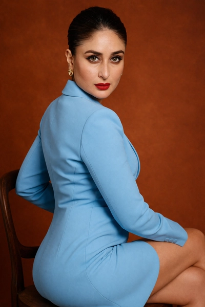 Bold Contrast: The Blue Muse