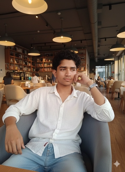 “Cafe Aesthetic Portrait – Chill Vibes