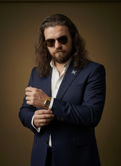 Cool Man Navy Suit