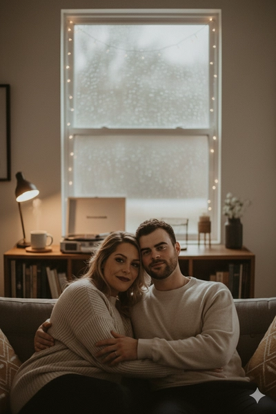 Cozy 'Lofi Aesthetic' Indoor Portrait