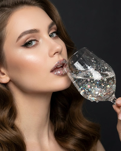 crystal goblet