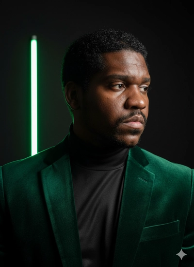 deep emerald green velvet blazer