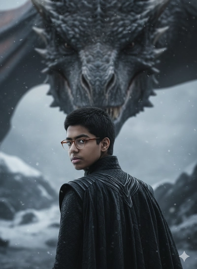 Dragon vs man