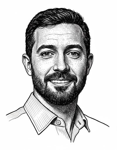 Engraving illustration portrait photo