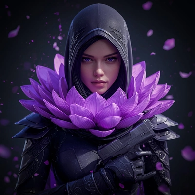 Futuristic Blade Sentinel — Dark Sci-Fi