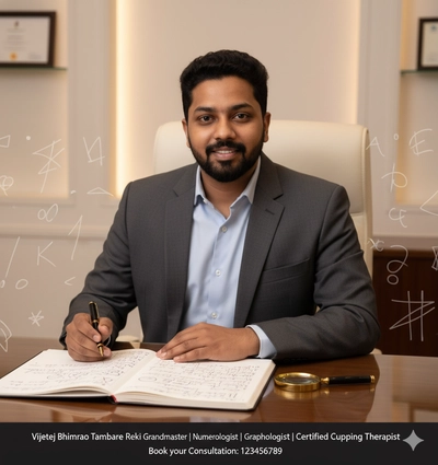 Graphology Consultation Realistic Advertisement