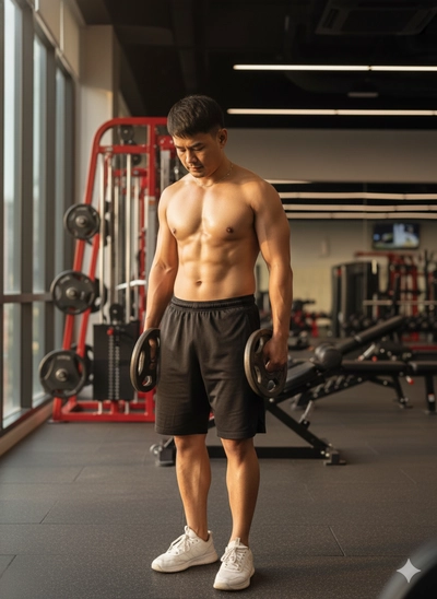 Gym Aesthetic Fitness Portrait