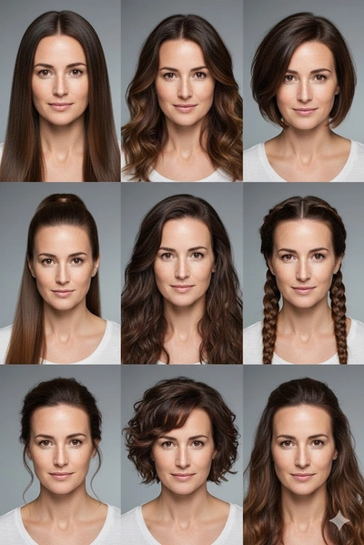 Hairstyle for woman or man