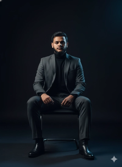 Handsome Portrait with Stylish Look