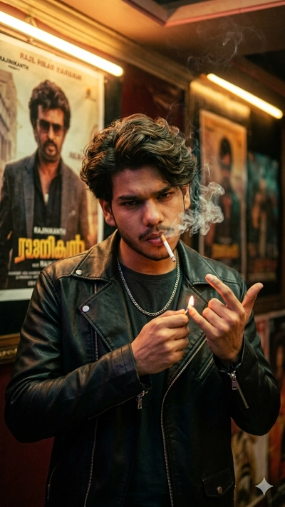 Hath mein cigrette and dashing cinematic in rajnikant style