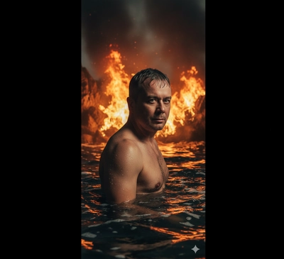 IN THE FLAMES