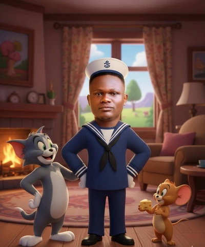 Krekku 3D Cartoon with Tom and Jerry