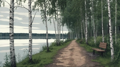 Lakeside Path — Finland
