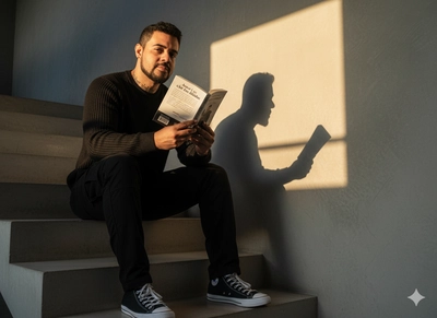 Lendo um livro