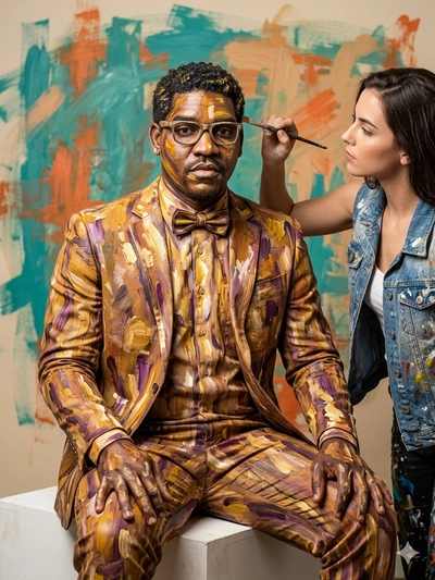 "living painting"