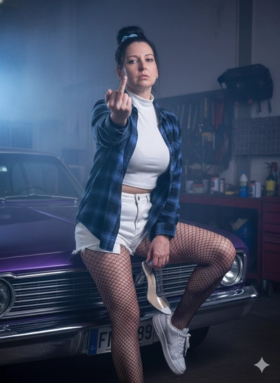lowrider middle finger