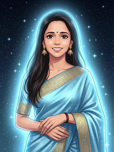 Luminous Anime portrait