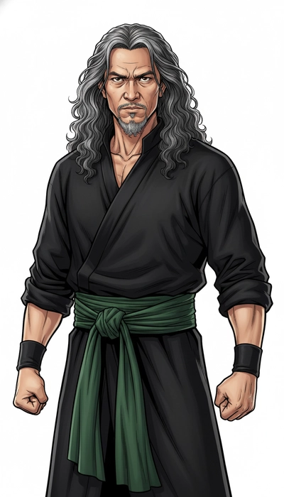 Malay (Silat) Warrior comic art