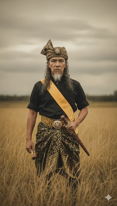 Malaysian warrior attire (silat)
