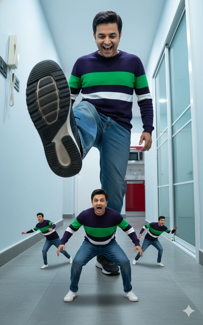 Man in Action