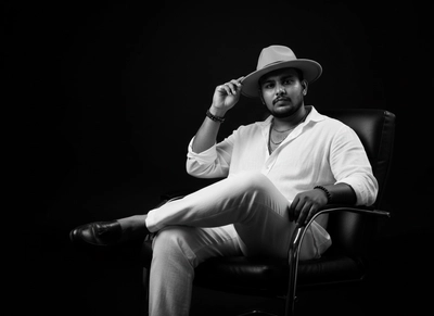 Man sitting on chair