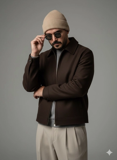 Men's autumnal elegant style