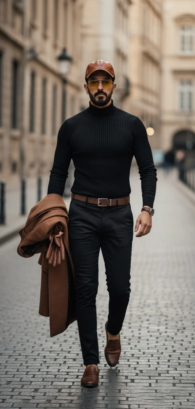 Men's leather