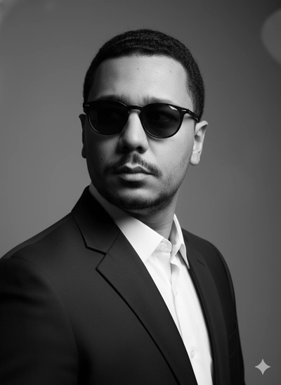 Monochrome Elegance – Hugo Boss Portrait