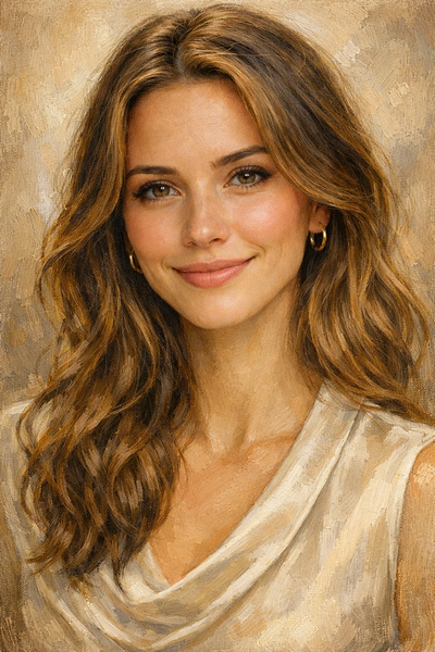 Oil portrait woman or man