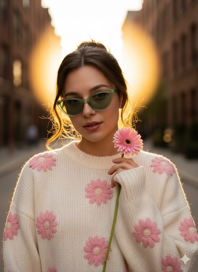 Pink flowers style