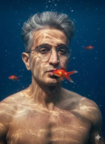 Pool with Goldfish