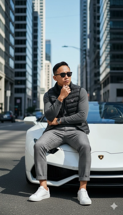Prompt Man And Ferrari 2