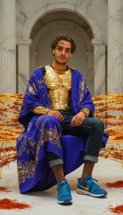 Roman Emperor image (Imperial Purple and Gold)