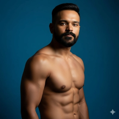 Shirtless Man