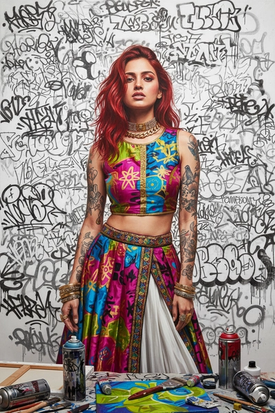 Silken Graffiti Muse