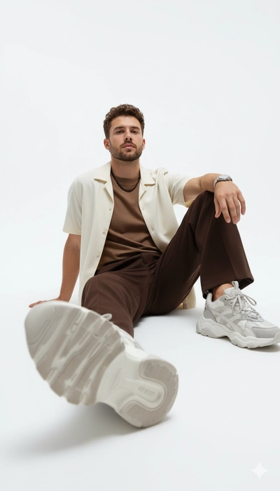 sitting on the floor
