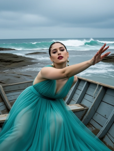 Stormbound Elegance: The Call of the Sea