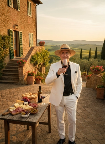 Tuscan Elegance — Direct View Master Portrait