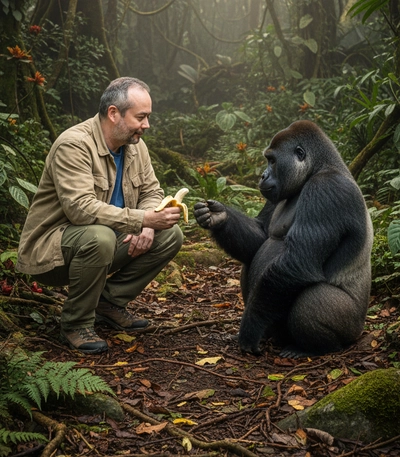 with gorilla